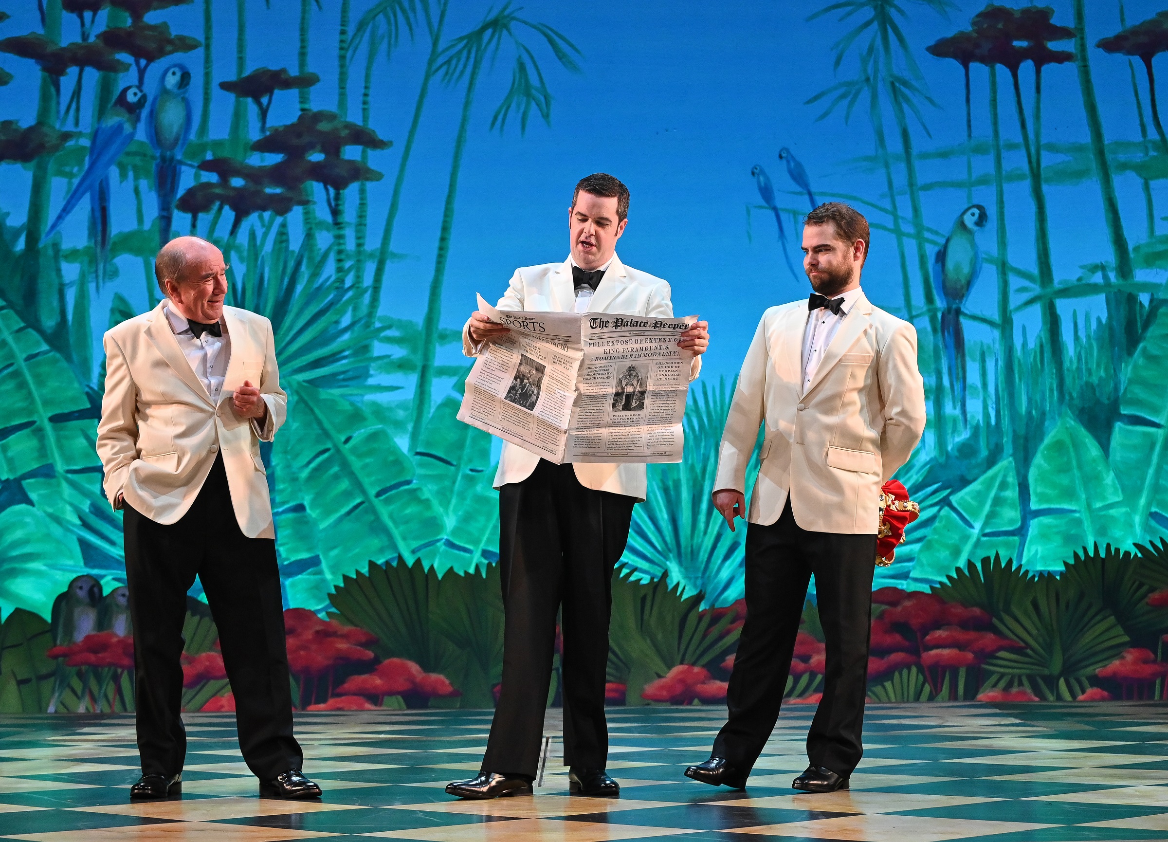 Richard Suart, Ben McAteer and Arthur Bruce in Utopia, Limited. Scottish Opera 2021. Credit Julie Howden..JPG