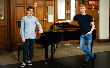 Ruaraidh McBain (left) and Dillon McFarlane and from Scottish Opera Young Company. Scottish Opera 2022. Credit Nadine Boyd..jpg